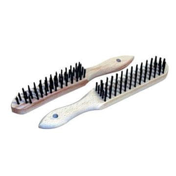 Kart Žična krtača 4 kosi za les.