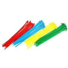 Levior Vezalni trak 150x2,5 mm - mešanica barv - 100 kosov