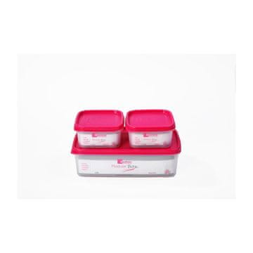 STREFA Zabojnik MODULAR pravokotni komplet 3delni (2x0,4+1,75ll) plastika