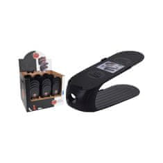 STREFA Organizator za čevlje iz črne plastike (10,5x26,3x15 cm)