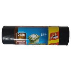Fino Vreče za smeti 240l (8 kosov) 120x150cm BLACK 50µ ekstra debele