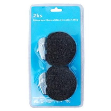 M.A.T Group Vpenjalni jermen 25 mm, dolžina 3 m, obremenitev 125 kg (2 kosa)