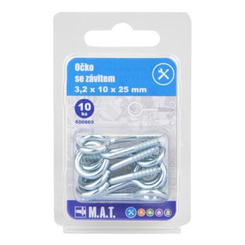 STREFA Navojna zanka zaprta 25x10x3,2mm Zn (10 kosov)