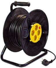 Navijalni boben 40 m, 3x1,5 mm, 4 vtičnice