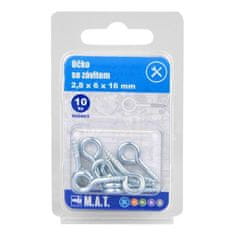 STREFA Navojna zanka zaprta 16x6x2,8mm Zn (10 kosov)
