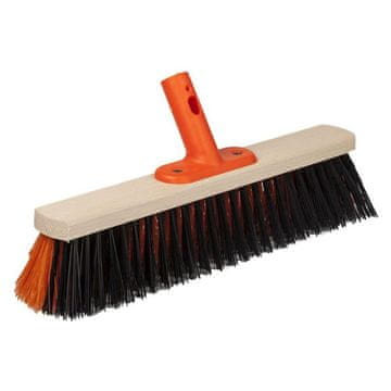 STREFA Cestna krtača 40 cm za lesene palice, najlonska vlakna HYBRID CLICK