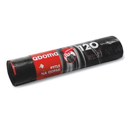 STREFA Vreče za smeti 120l (10 kosov) 70x100cm BLACK 35µ