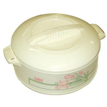 Termalna posoda SHEF 1,2l d.18cm v.10cm BELA s tiskom