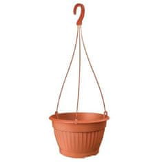 Prosperplast TERRA viseči samoplačniški plastični cvetlični lonček d26x16cm