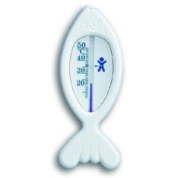 STREFA Kopalniški termometer bele barve FISH plasma 15cm