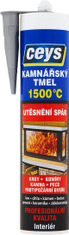 Ceys Tesnilna masa za peči 310ml Črna (+1500°C)