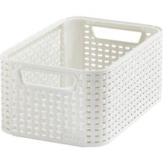Curver RATTAN plastična košara smetana 28,5x19x13cm (S) 