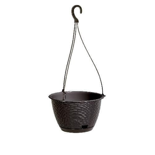 Prosperplast sadilnik RATOLLA ROUND 21,7 h.14,2cm,3,4l,HN temno (440U) viseči