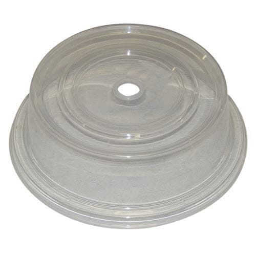 Pokrov za mikrovalovno pečico 24 cm z luknjo iz plastike
