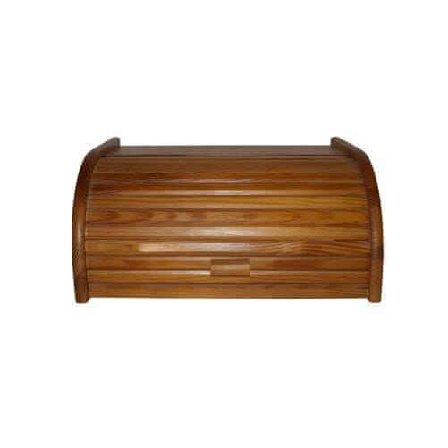 STREFA Škatla za kruh 39x28x18cm lesena svetlo oreh