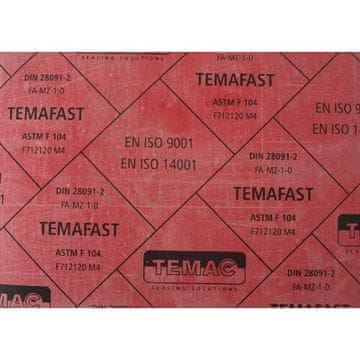 STREFA Tesnilna plošča 210x297x2mm TEMAFAST
