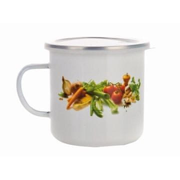 STREFA Emajliran vrč premera 11cm 0,7l ZELENI