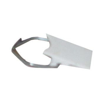 STREFA Brisalec za zavese, plastičen, bel (25 kosov)