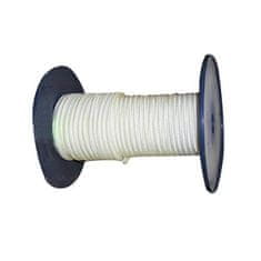Lanex PA vrvica brez jedra 4 mm bela pletena (200 m)