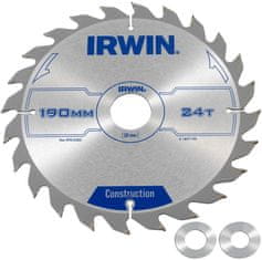 Irwin žaginega lista. SK 190x2,5x30/20/16 z24 IRWIN