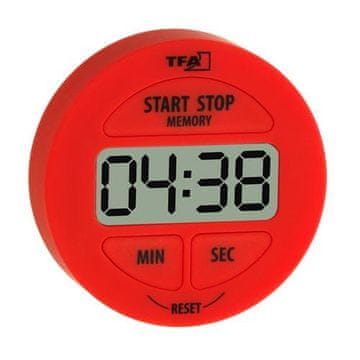 TFA Digitalna minuta s štoparico premera 5,5 cm CRV