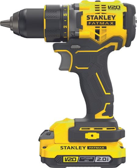 Stanley Akumulatorski vrtalnik 18V Li-Ion, kovček, 2 bateriji, V20 ...