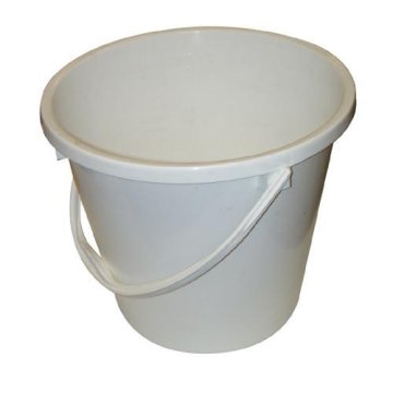 Alfa Plastik Vedro 15 l z merilno skodelico, plastično, BELO
