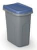 Koš za ločene odpadke HOME ECO SYSTEM, plastičen, 15 l, sivo-modre barve