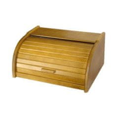 STREFA Škatla za kruh 39x28x18cm lesena hrastova