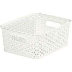 Curver RATTAN plastična košara smetana 25x20x10cm (S), "Y" 