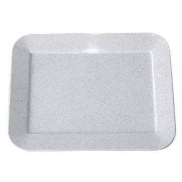 STREFA Plastični pladenj 17x13cm marmornat
