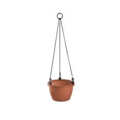 Plastkon Marina s premerom 30 cm, samooskrbna, z zaveso, opečnato rdeča