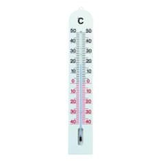 STREFA Zunanji termometer 40 cm, plastičen, bel