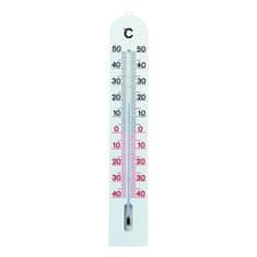 STREFA Zunanji termometer 40 cm, plastičen, bel