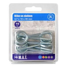 STREFA Navojna zanka zaprta 50x18x4,7mm Zn (10 kosov)