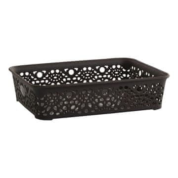 STREFA Košara MONAKO S rjava plastika 26x20x6cm