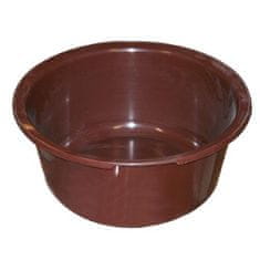 STREFA Plastični umivalnik 42 cm rjave barve