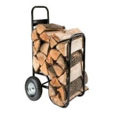 STREFA Voziček za drva 52x57x107/73cm, nosilnost 80kg