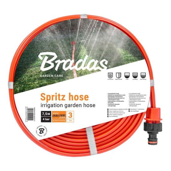 Bradas SPRITZ Ploska cev za razprševanje 1/2" 7,5 m + spojke