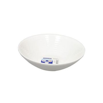 Domestic steklena skleda 16cm HARENA WHITE