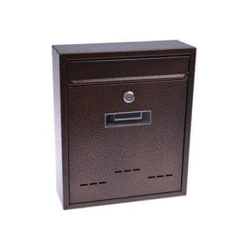 STREFA Poštni nabiralnik RADIM majhen 260x310x90mm bakren antični