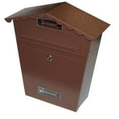 Levior Poštni nabiralnik s streho 290x360x105mm HN