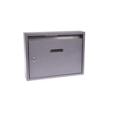 STREFA Poštni nabiralnik 320x240x60mm siv 