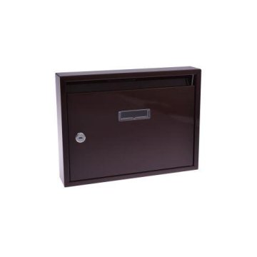 STREFA Poštni nabiralnik 320x240x60mm rjave barve