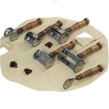 Porkert Ročaj 6x6cm iz nerjavečega jekla + lesen ročaj