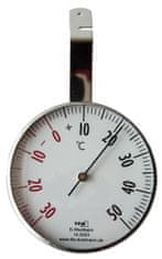 Okenski termometer okrogel 7cm kovinski 14.5003