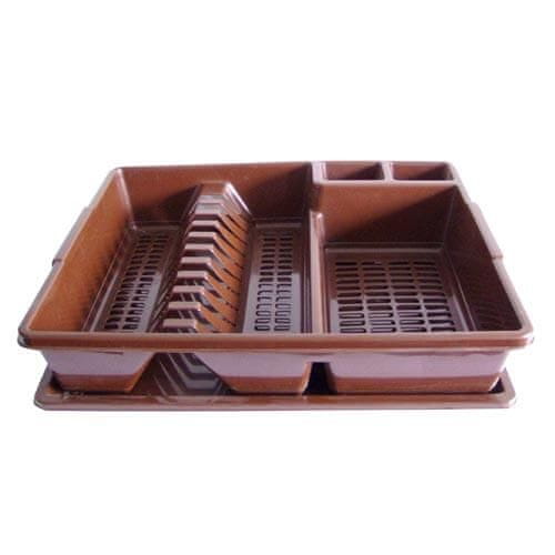 Bentom Odcejalnik za posodo CLASSIC 44x35cm s plastičnim pladnjem