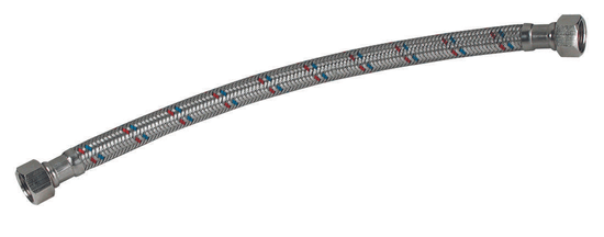 Novaservis Povezovalna cev iz nerjavečega jekla M1/2" x M3/8" 80 cm