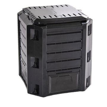 Prosperplast Kompostnik COMPOGREEN 380 l, črn, z zračenjem, brez dna (72 x 72 x 83 cm)