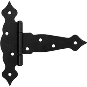 DOMAX trojni tečaj. okrasni 125x40x160x2,5mm BLACK ZTO 125 C